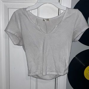 White Crop Top